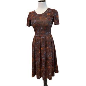 Women’s LuLaRoe Bird Print Fit & Flare XS Dress